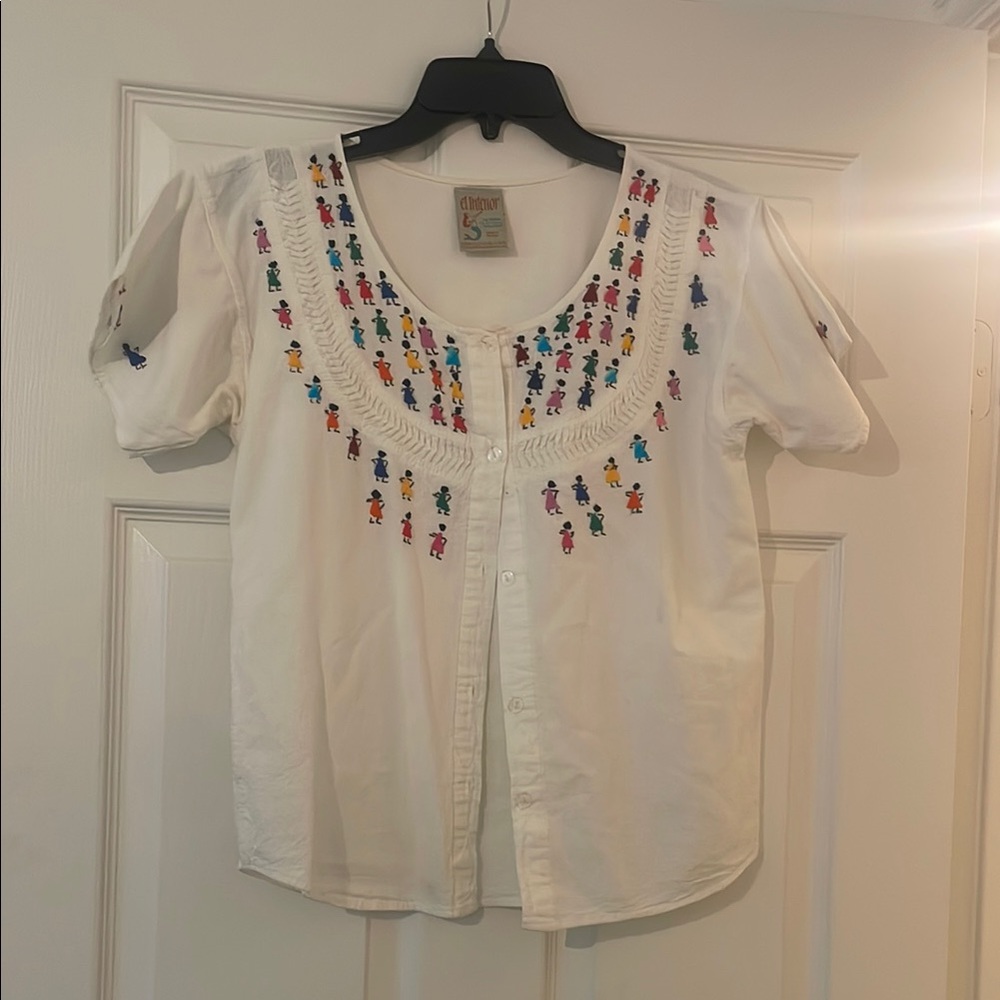 Mexican embroidered shirt